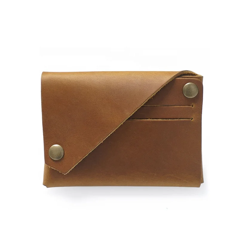 

Factory Wholesale Custom Logo Id Card Coin Bag Genuine Leather Credit Card Holder Luxury Unisex