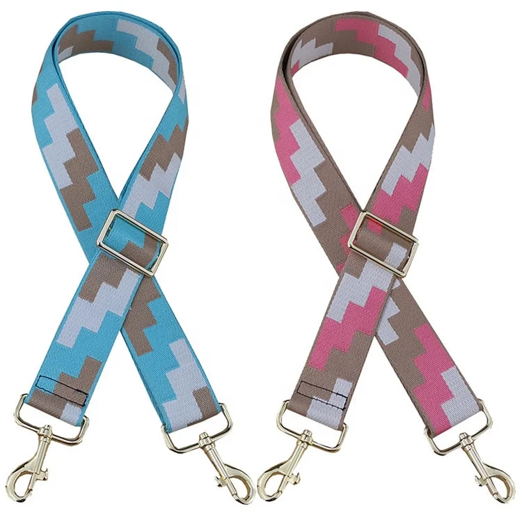 

MeeTee B-S135 Stripe Ribbon Decompression Adjustable Bag Strap, Colorful