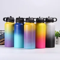 

Wholesale Custom logo 32oz 40oz flask stainless steel vacuum flask water bottle thermal flask bottle hot water bottle