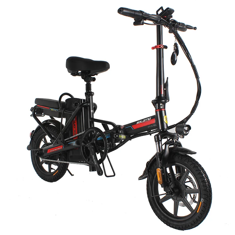 

Wholesale best Electric bicycle with foldable bike 14 Inch 48V 10AH 300W voltage battery removable