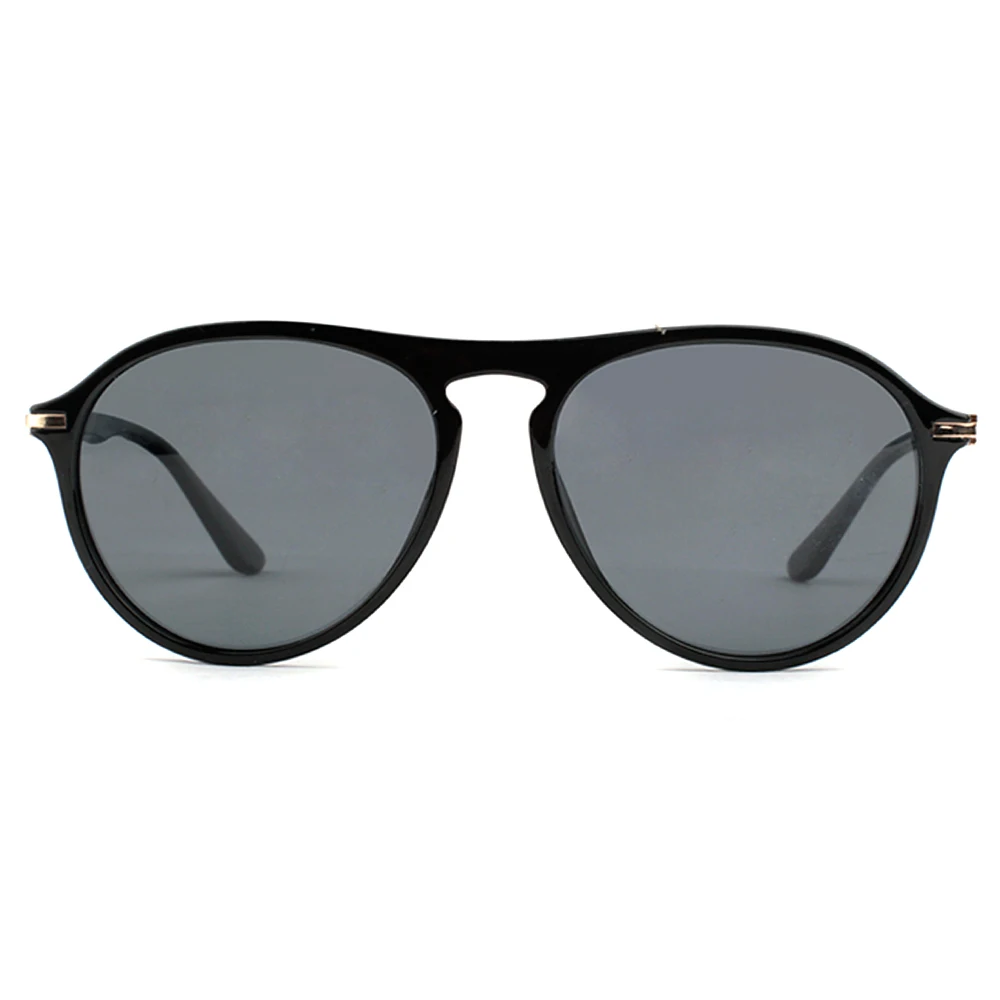 

Tr90 men polarized black vintage oval oversized frame sunglasses china
