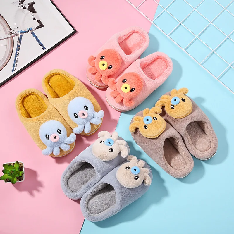 

comfortable winter home china wholesale indoor house kids shoe slippers