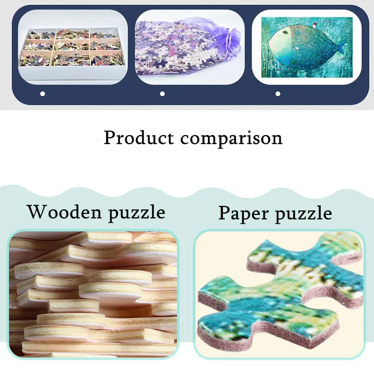 wooden Jigsaw puzzle 1000 pieces world famous painting adult children toys home decoration collect Assembling puzzles toy