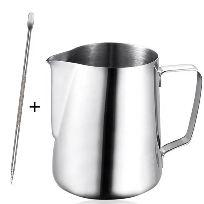 

Stainless Steel Latte Art Pen Flower Needle Espresso Cappuccino Frothing Jug Milk Frothing Pitcher with Fancy Stitch