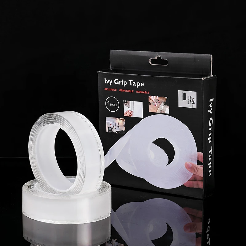 

2m*2cm*2mm High Sticky Reusable Nano Tape Transparent Double Sided Nano Tape Acrylic