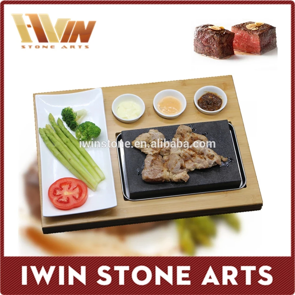Steak Stone And Plate Set Of 7,Steak On Stones Cooking Steaks Hot Rock
