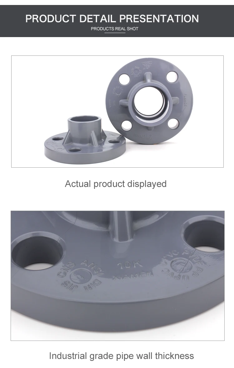 Sanking 1/2"10" Cpvc Single Flange Pipe Fittings Flange Pvc Pipe