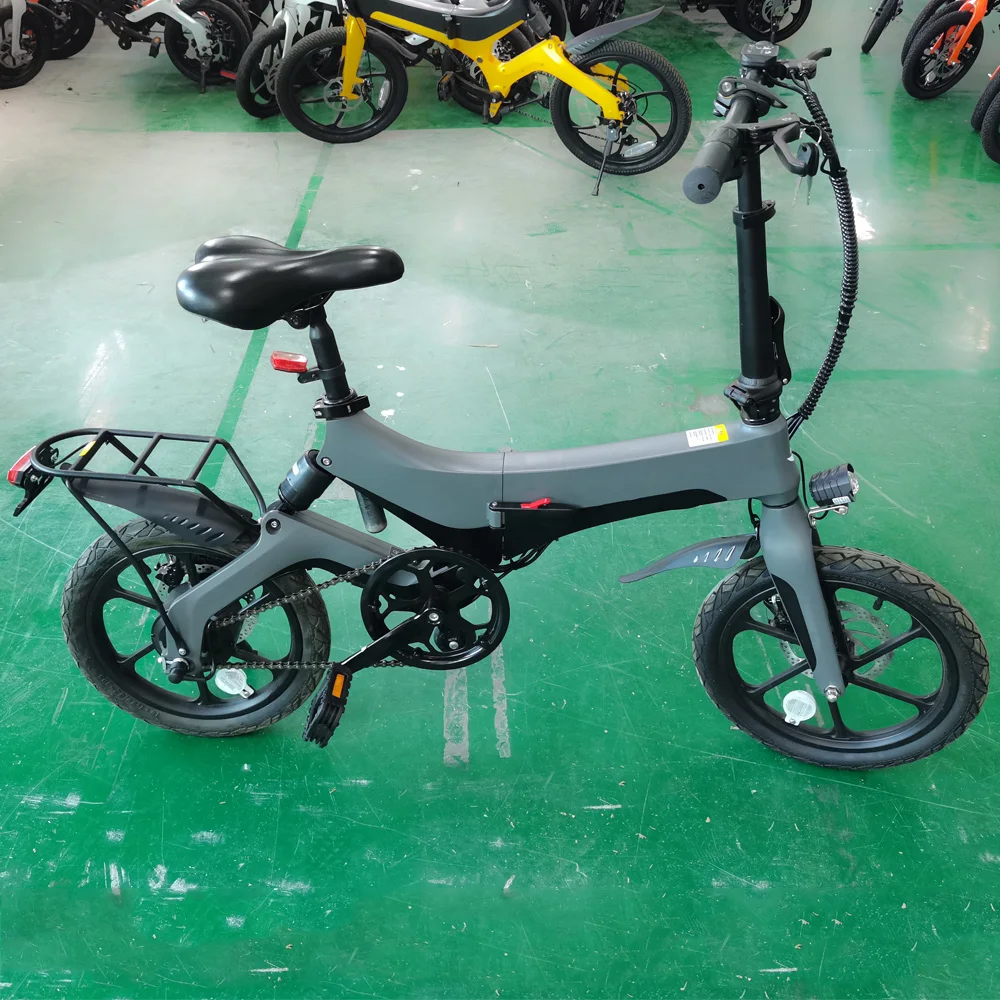 

CE TUV certificates 36v 5.2AH 8AH urban city Bicicletta Moped Electric Bike 16inch foldable electric bicycle, White/black/orange/gray