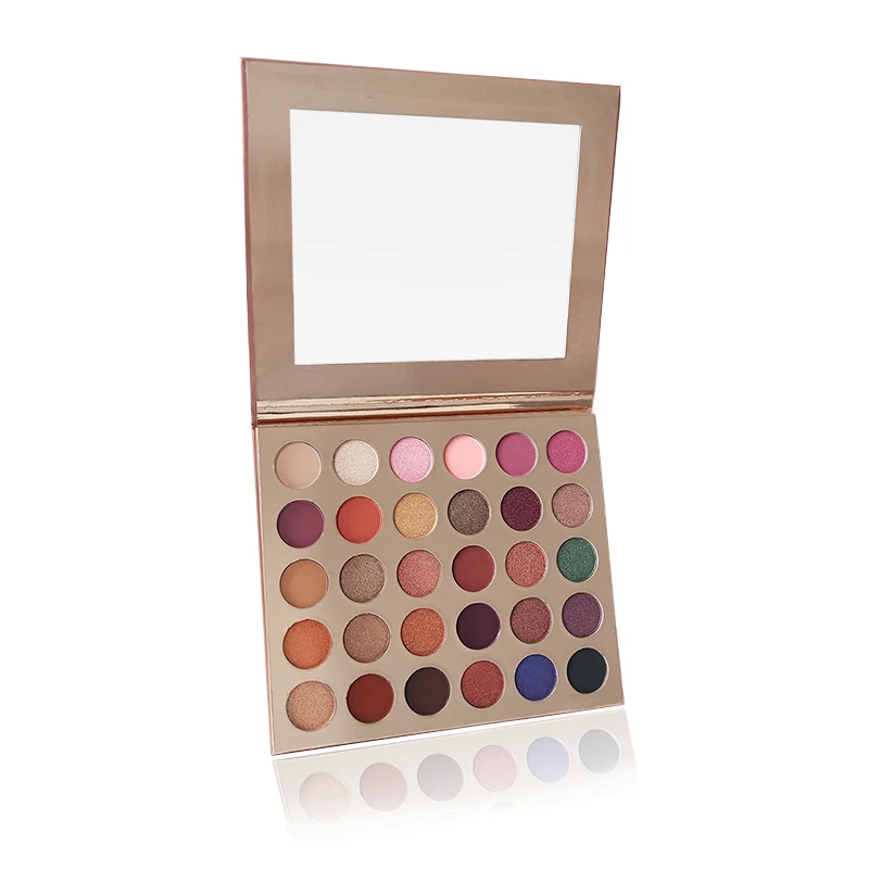 

Free sample makeup eyeshadow palette eyeshadow palette private label, 30 colors