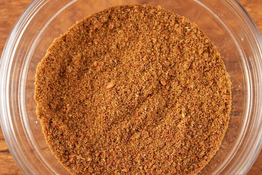 Homemade allspice blend in a spice jar next to various recipes that use allspice