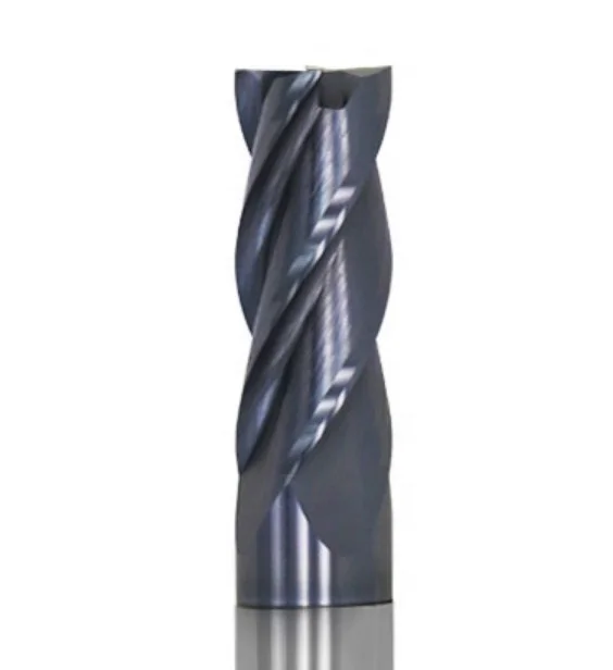DLCC 4 Flutes Parallel Shank Solid Tungsten Carbide Milling Cutter End Mill for Stainless Steel Machining