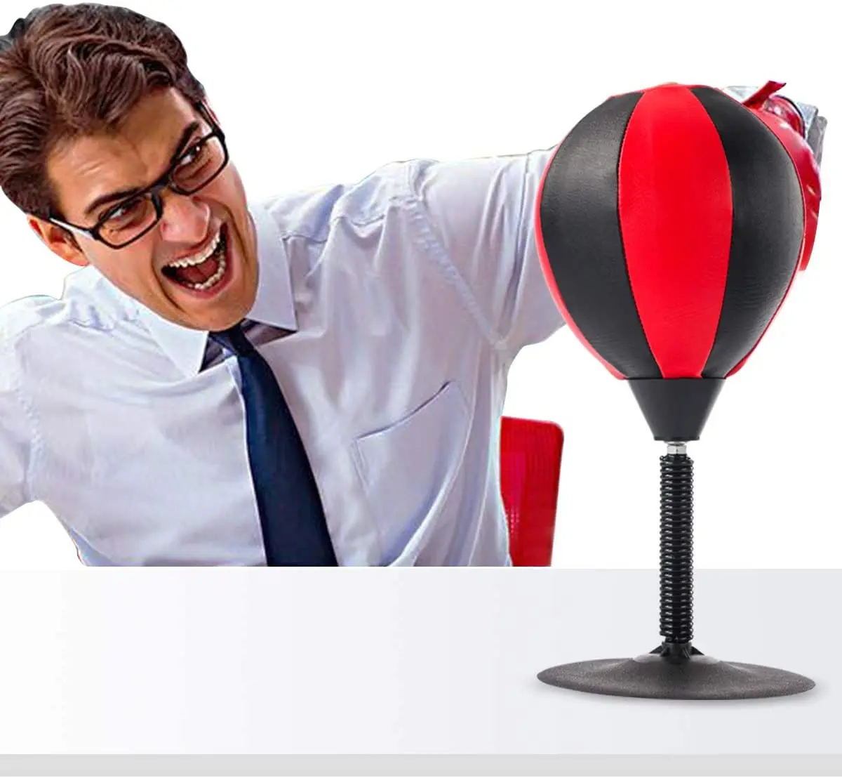 

CHRT High Quality punching ball desk Mini desk punching bag pushing boxing punching bag set, Picture