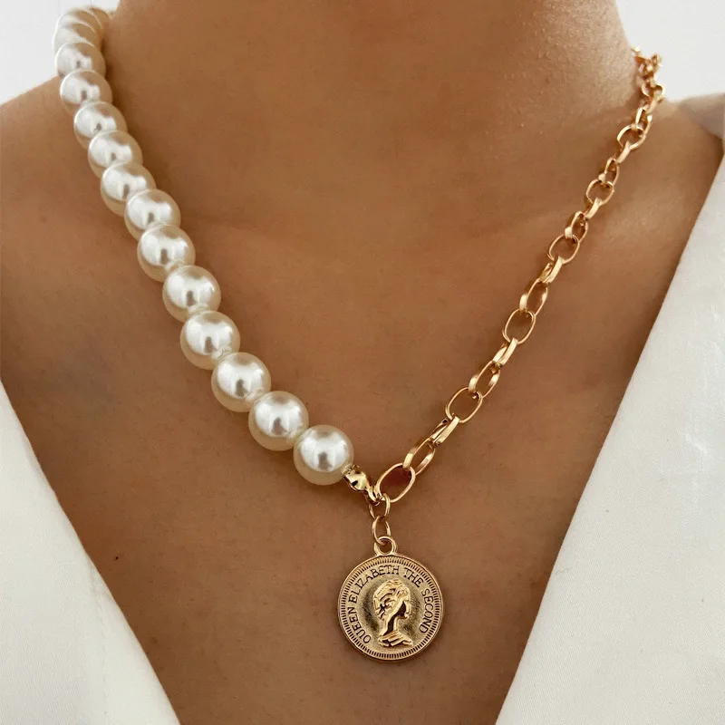 

Fashion Gold pearl necklace women for women wholesale N2104201