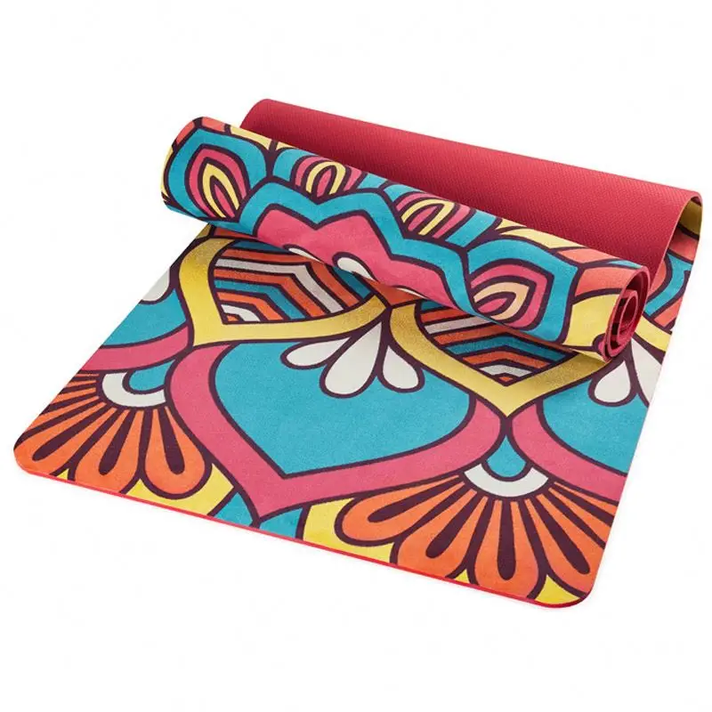 

Non slip and eco friendly cork rubber yoga mat for yogis, Customized color