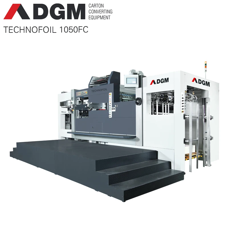 
China Manufactory foil stamping and die cutting machine automatic embossing die cutting & hot 