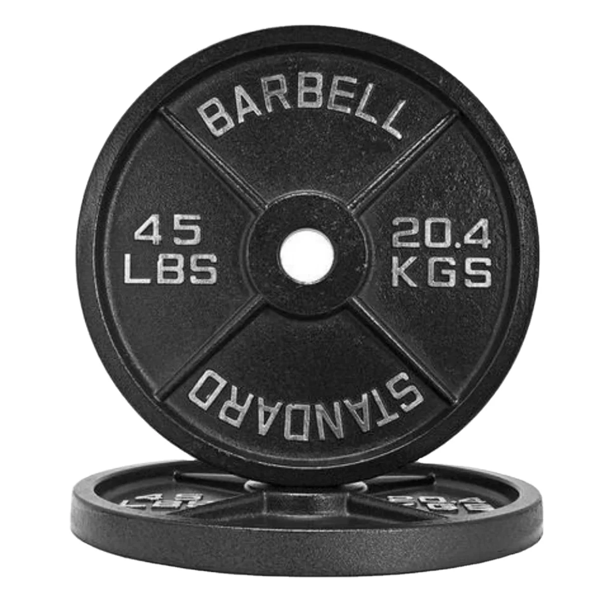 

DW SPORTS Gym Barbell Cast Iron Weight Plate for strength training, Black
