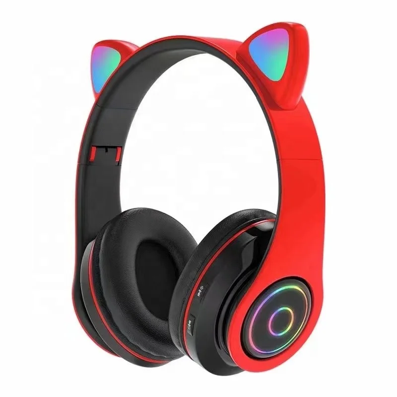 

LED Wireless Headphones Gaming Cat Ear Headphones Headset Earphones Auricular Audifonos Gato Para Celular