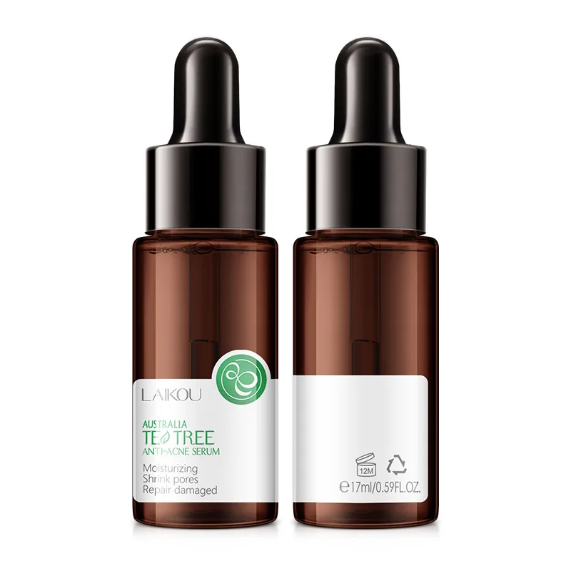 

Natural Tea Tree Oil Serum Anti-acne Oil Control Face Serum, Transparent