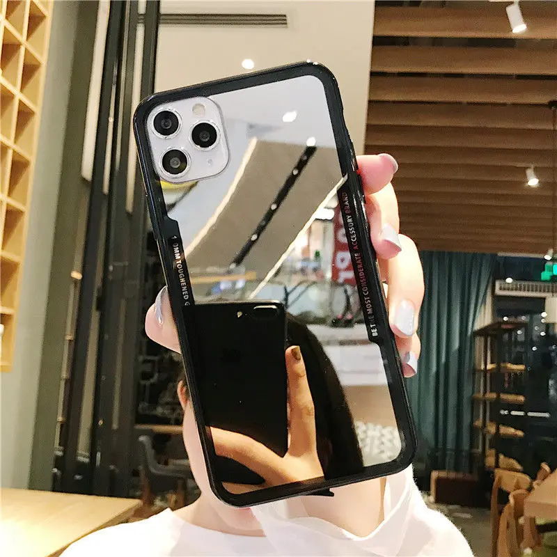 

New Fashion Mirror Phone Case for iPhone 12 Cute Make Up Cover Designers Girl for iPhone 11 12 Pro Max Cases