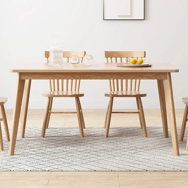 product-High quality Modern style solid wood dining table wooden furniture homeset-BoomDear Wood-img