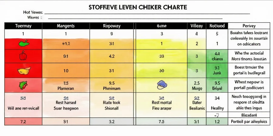 Heat level comparison image showing different peppers and their intensity