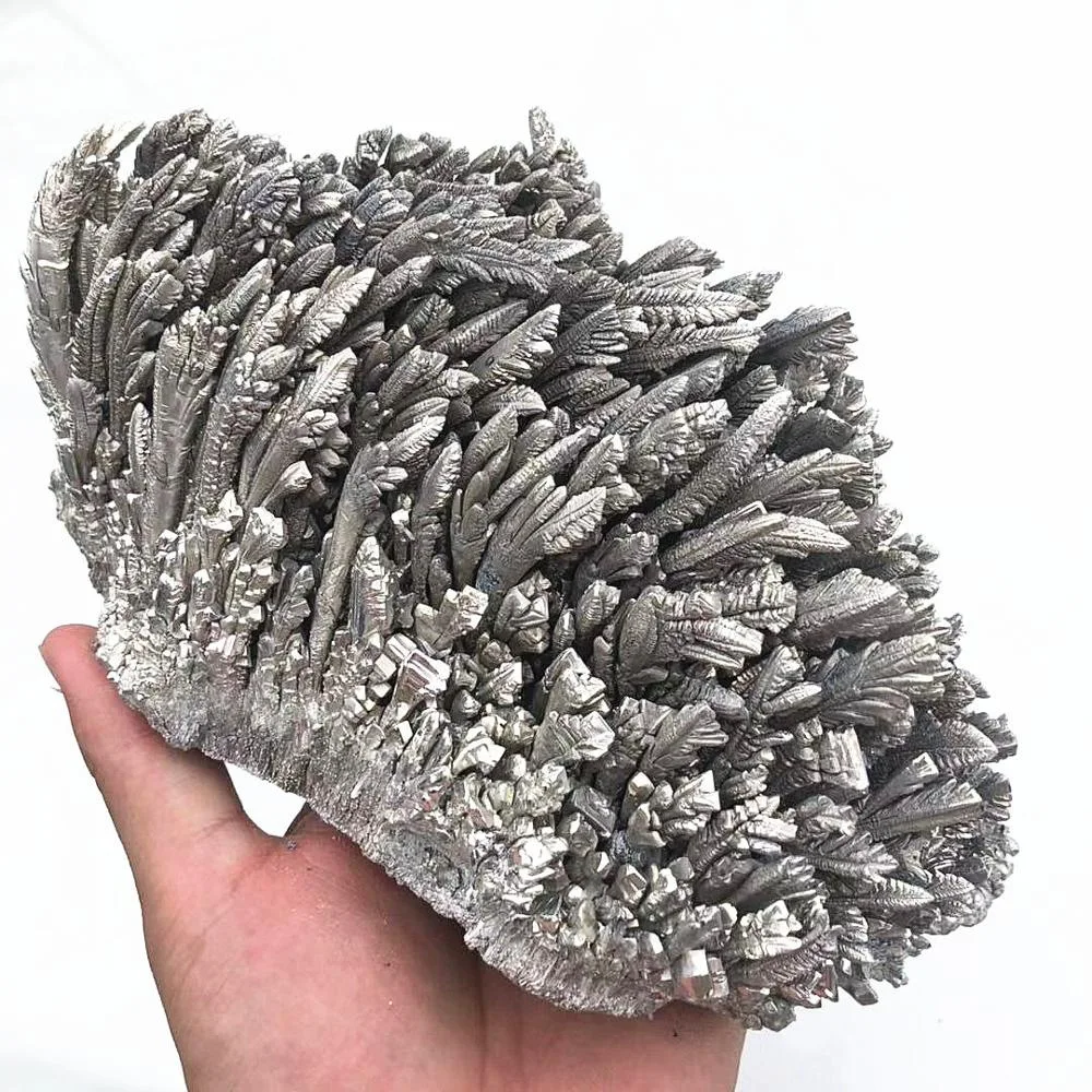 Wholesale Natural mineral Silver Ore Magnesium crystal Stone. silvery. 