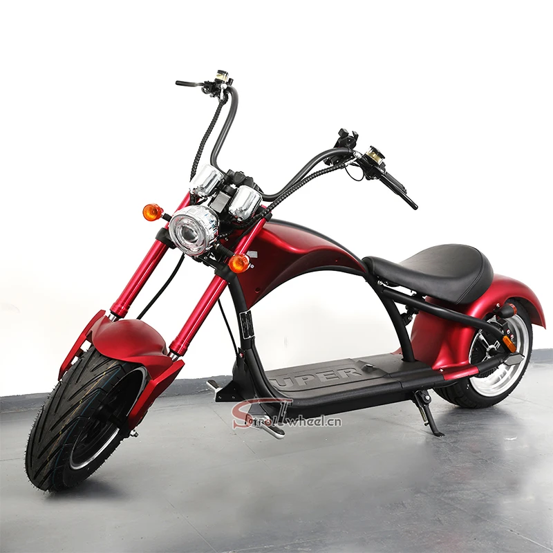 

Holland Warehouse Powerful High Speed lead-acid battery Citycoco 2000w electric scooter with EEC