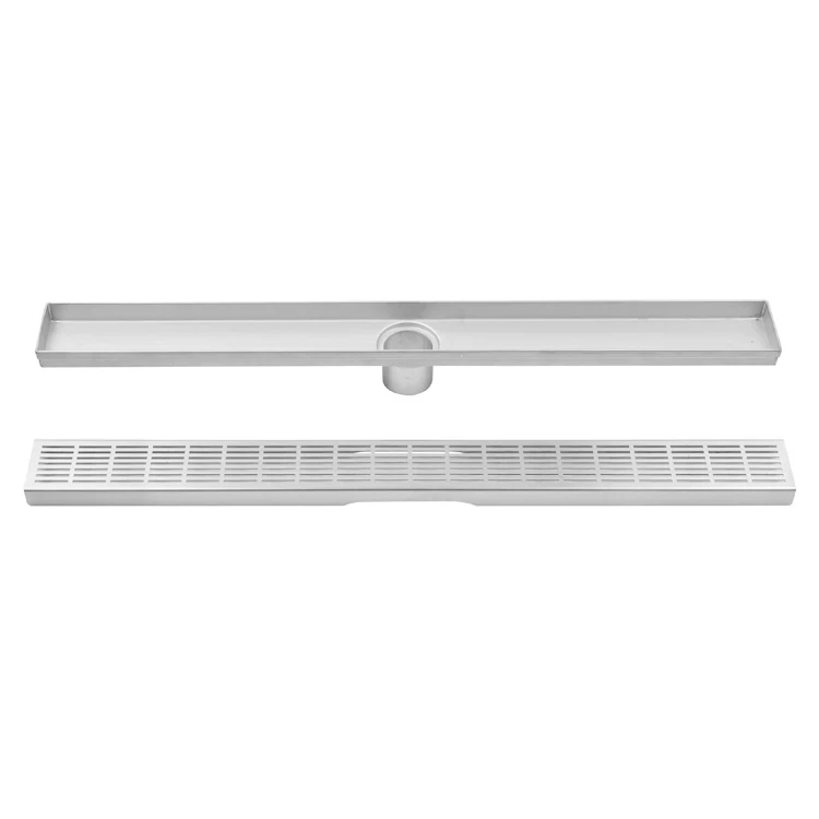 Boat Invisible Floor Drain Brushed Grating Luxury Surface Bathroom