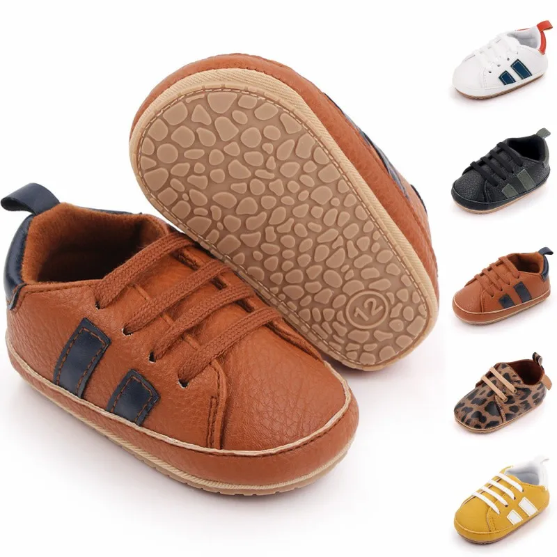 

Spring and Autumn 0-1 Year Old Boys and Girls Leisure Sports Antiskid Baby Walking Shoes