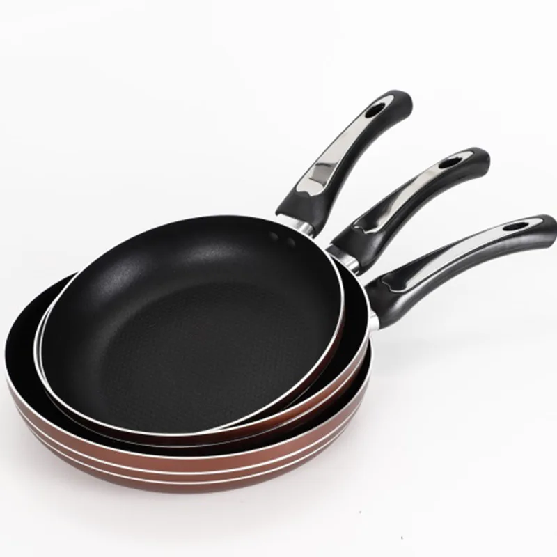 

aluminum egg japanese cookware sets premium handle non-stick forged frying pan, Customized color