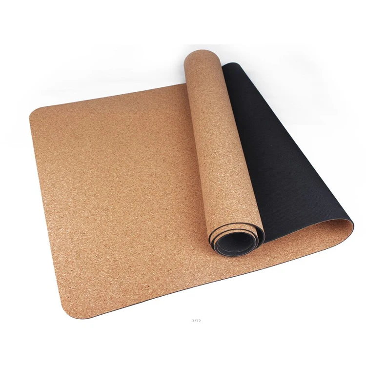 

Wholesale Custom Eco-Friendly Natural Cork Rubber Yoga Mat