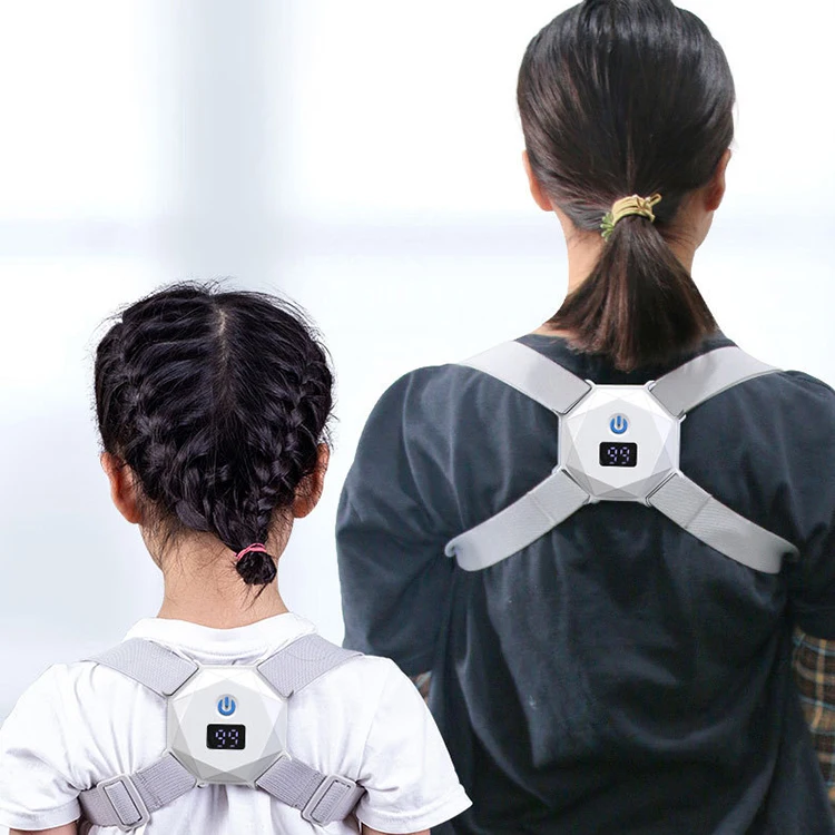 

In stock back brace adjustable posture corrector for men and women