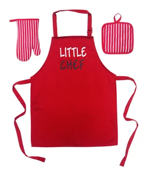 Kitchen Cooking And Baking Wear Custom Kitchen Chef Apron Oven Gloves ...