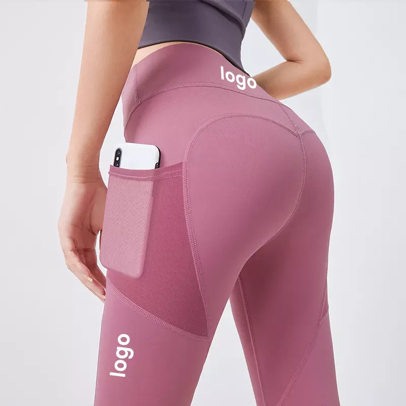 

NATUDON women tik tok tiktok hot gym fitness high waist tummy control yoga pants leggings with phone pockets