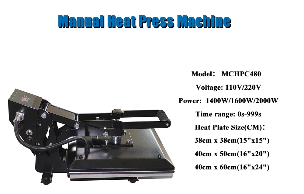 HEAT PRESS MACHINE-MCHPC480