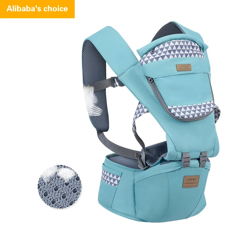 

2021 Advanced Multi-function 6-in-1 Hip Seat Ring Sling Backpack Bag Ergonomic Infant Wrap Baby Carrier//