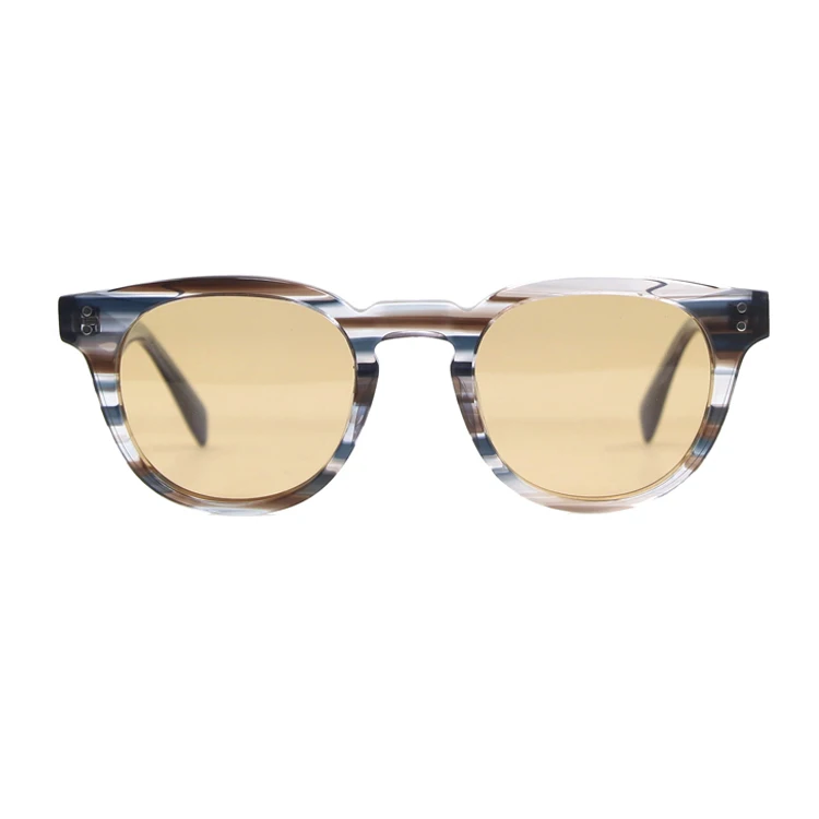 

Fashion Round Acetate Polarized Unique Sunglasses