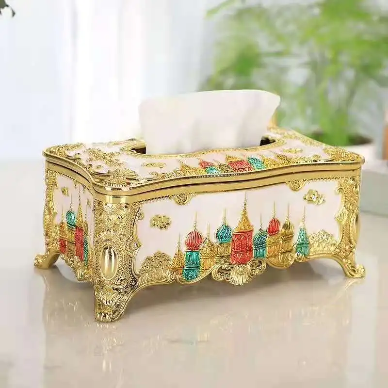 

2021 Hot Sale Home Decoration Tissue Box Napkin Holder Plastic Bedroom Tissue Box For Dining Room Paper Box