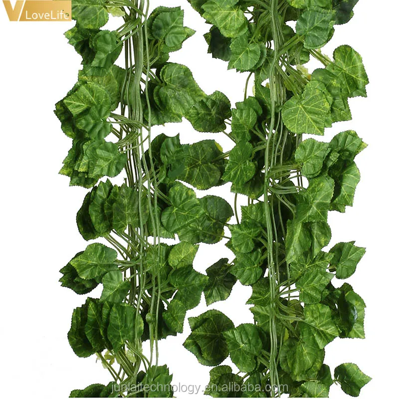 Vlovelife 1pc Artificial Leaf Plants Vine Hanging Garland Fake Foliage