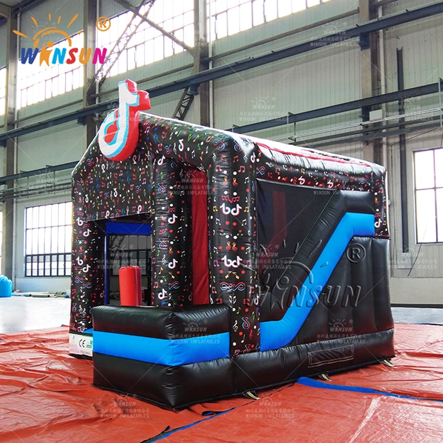 

WINSUN Outdoor Commercial PVC Inflatable Bounce House Kids Jumping Bouncy Castle White Bouncer House Adult jump Combo With Water
