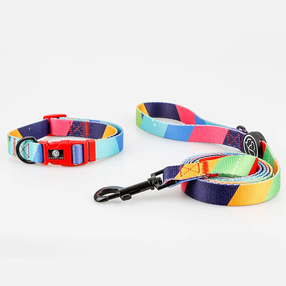 

Walking Dog Collar Lead No MOQ Pet Collar Leash, Pms color