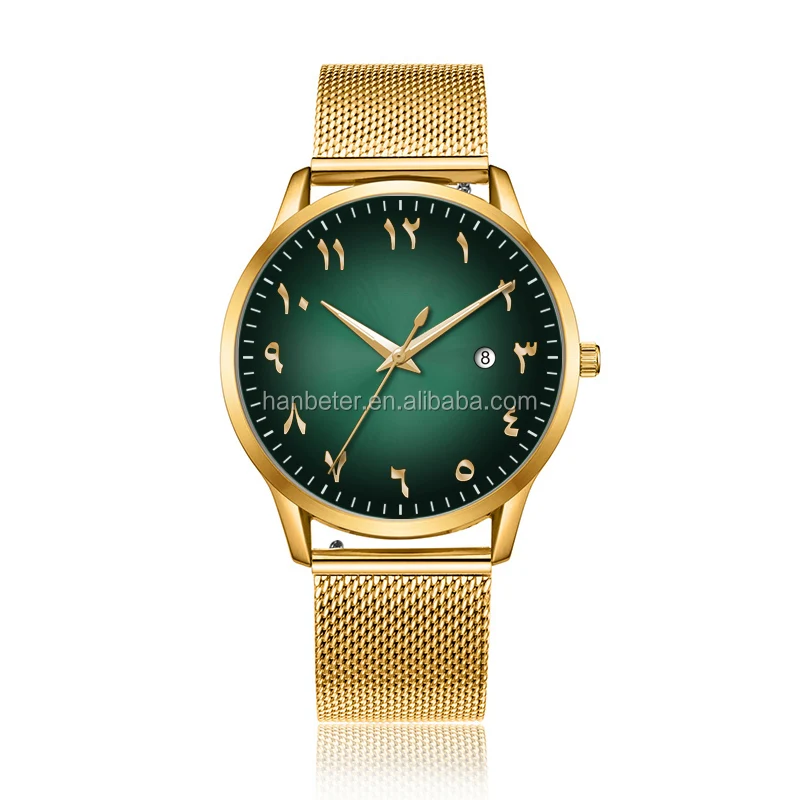 Arabic Relojes De Mujer Fashion Quartz Custom Dial No Brand Watches Men Wrist Watches Top Own Brand Luxury Business Mens Wrist