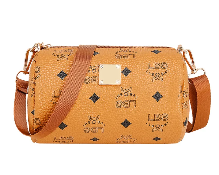 

Letter printed coin purse round pig cage shape shoulder mobile phone bag, Various