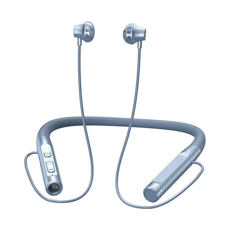 

Factory Wholesale Online Stereo Sound Portable Running Neck Band Bluetooths Headphones Earphone Wireless Headset With Mic Torch