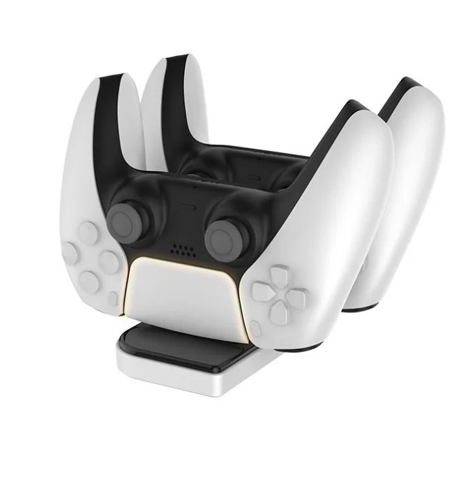 

New Dock Controller Charging Station For PS5 2 In 1 Controller Charger Charging Stand Accessories, Black