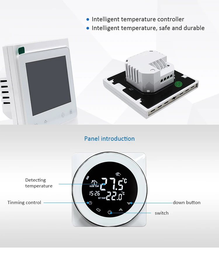 2020 hot sale digital temperature controller wifi thermostat 220v 16A - ANKUX.COM