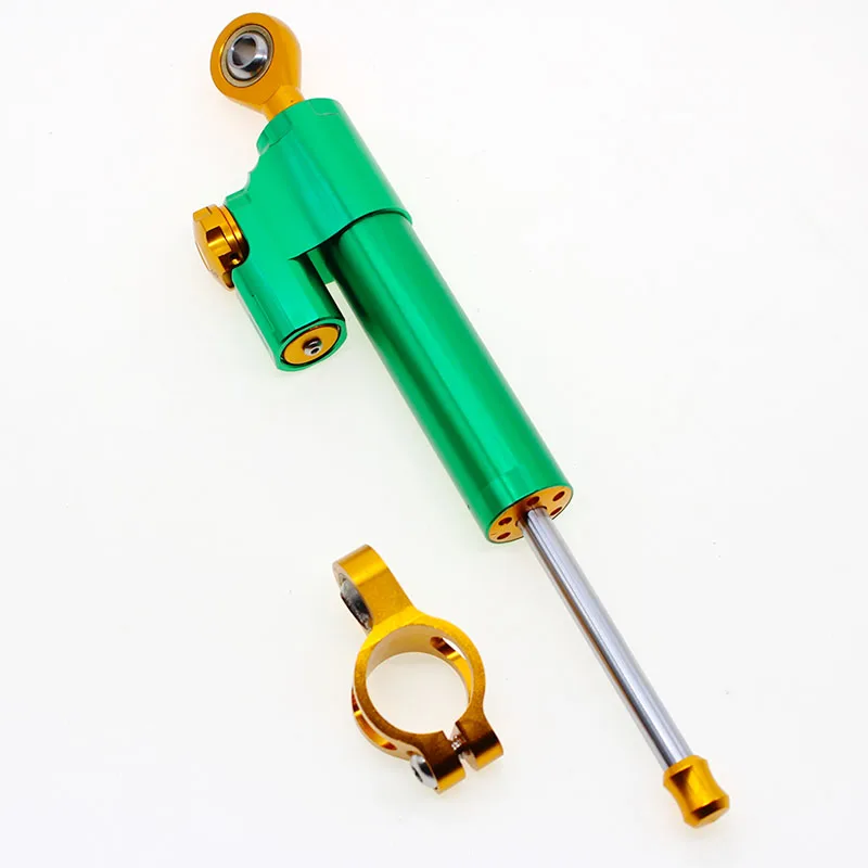 

Green black adjuster Universal Stabilizer Linear Reversed Safety Control CNC Adjustable Motorcycle Steering Damper