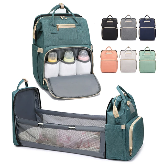 

New Upgraded Travel Mommy Bags Diaper Backpack Maternity Nappy Diaper Bag Changing Bed