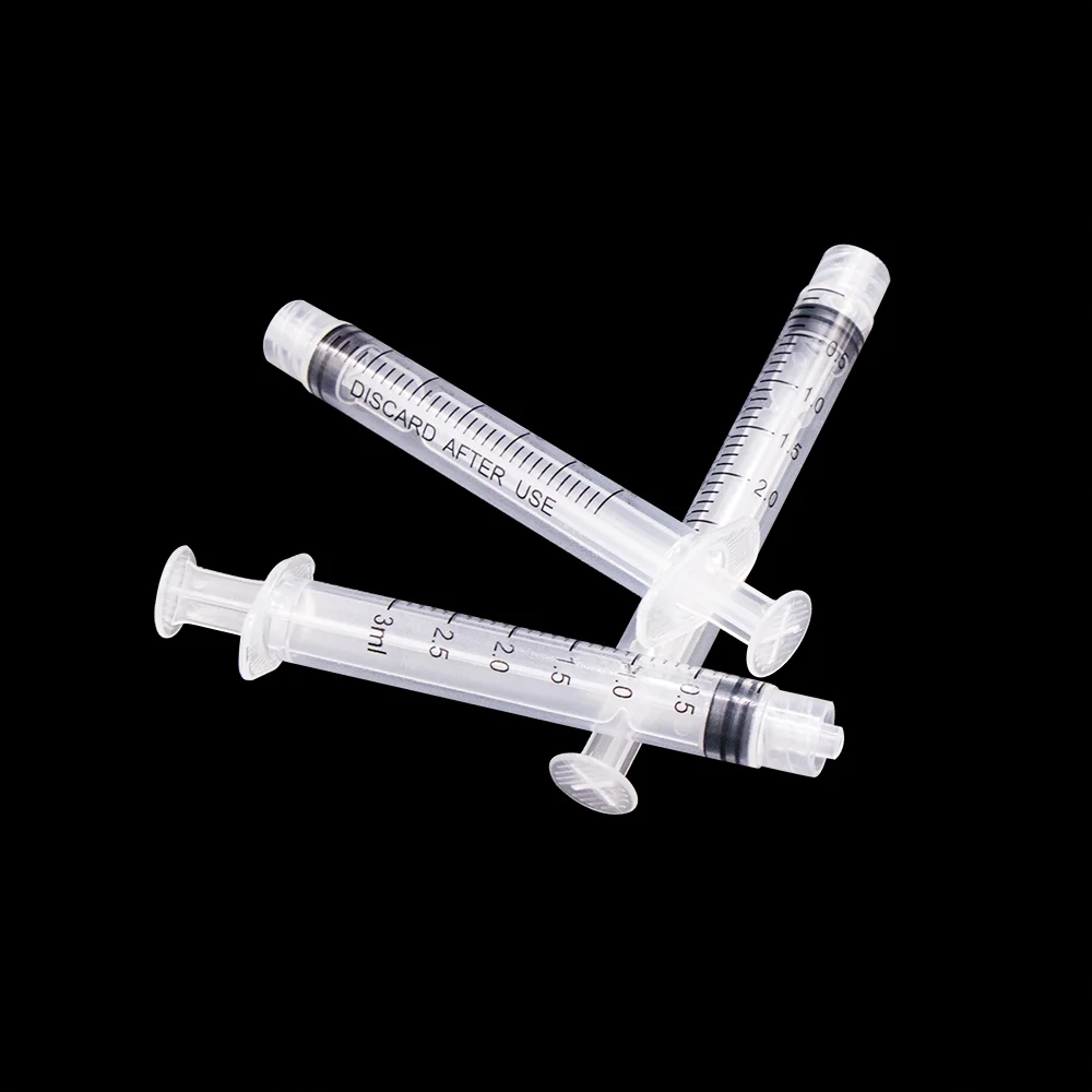 
Luer Lock Syringes Medical Colored Plastic Disposable Oral 3ml Syringe 