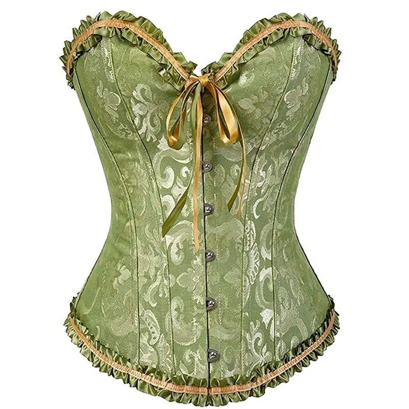 

Dropshipping 2022 Steel Boned Corsets Bustiers With lingerie Bra Printed Floral Mesh Waist Trainer For Busty Women with Steel